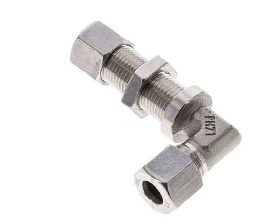 10L Stainless Steel Elbow Cutting Fitting Bulkhead 315 bar ISO 8434-1