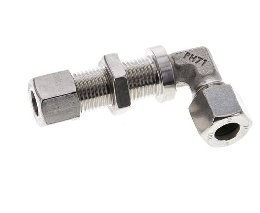 10L Stainless Steel Elbow Cutting Fitting Bulkhead 315 bar ISO 8434-1