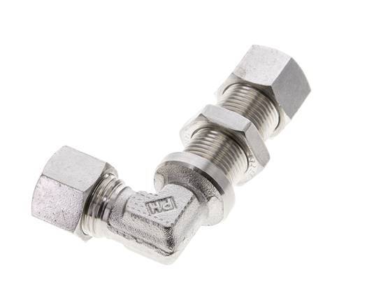 12L Stainless Steel Elbow Cutting Fitting Bulkhead 315 bar ISO 8434-1