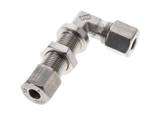 8S Stainless Steel Elbow Cutting Fitting Bulkhead 630 bar ISO 8434-1