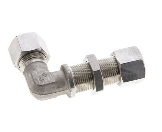 14S Stainless Steel Elbow Cutting Fitting Bulkhead 630 bar ISO 8434-1