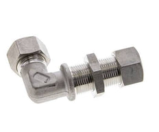 15L Stainless Steel Elbow Compression Fitting Bulkhead 315 bar ISO 8434-1