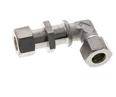 15L Stainless Steel Elbow Compression Fitting Bulkhead 315 bar ISO 8434-1