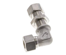 15L Stainless Steel Elbow Compression Fitting Bulkhead 315 bar ISO 8434-1