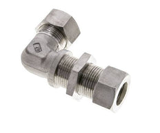 22L Stainless Steel Elbow Compression Fitting Bulkhead 160 bar ISO 8434-1