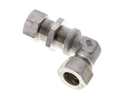 22L Stainless Steel Elbow Compression Fitting Bulkhead 160 bar ISO 8434-1