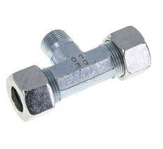15L & M18x1.5 (con) Acier zingue T-Shape Te Cutting Fitting with Male Threads 315 bar ISO 8434-1