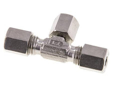 6L Stainless Steel T-Shape Tee Cutting Fitting with Swivel 315 bar Adjustable ISO 8434-1