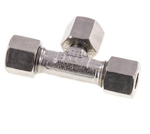 Raccord de coupe en T en acier inoxydable 8L avec pivot 315 bar réglable ISO 8434-1