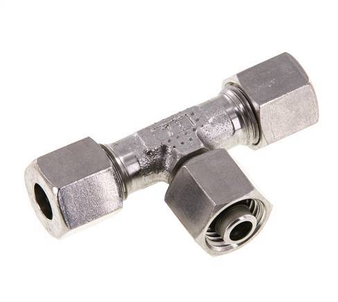 Raccord de coupe en T en acier inoxydable 8L avec pivot 315 bar réglable ISO 8434-1