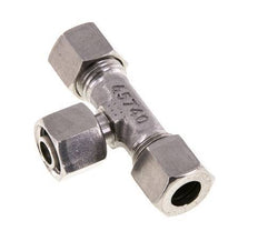 Raccord de coupe en T en acier inoxydable 10L avec pivot 315 bar réglable ISO 8434-1