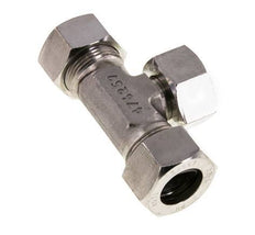 Raccord de coupe en T en acier inoxydable 22L avec pivot 160 bar réglable ISO 8434-1