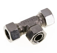 Raccord de coupe en T en acier inoxydable 22L avec pivot 160 bar réglable ISO 8434-1