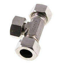 Raccord de coupe en T en acier inoxydable 22L avec pivot 160 bar réglable ISO 8434-1