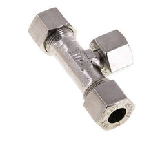 Raccord de coupe en T en acier inoxydable 12S avec pivot 630 bar réglable ISO 8434-1