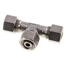 Raccord de coupe en T en acier inoxydable 12S avec pivot 630 bar réglable ISO 8434-1
