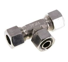 20S Raccord de coupe en T en acier inoxydable avec pivot 400 bar réglable ISO 8434-1