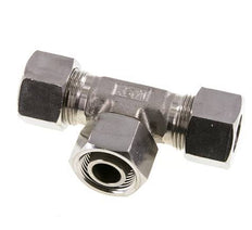 20S Raccord de coupe en T en acier inoxydable avec pivot 400 bar réglable ISO 8434-1