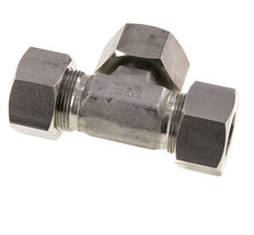 25S Raccord de coupe en T en acier inoxydable avec pivot 400 bar réglable ISO 8434-1