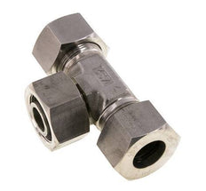 25S Raccord de coupe en T en acier inoxydable avec pivot 400 bar réglable ISO 8434-1