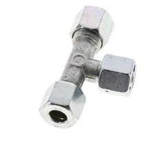 8L Acier zingué T-Shape Tee Cutting Fitting with Swivel 315 bar NBR Adjustable ISO 8434-1