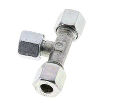 8L Acier zingué T-Shape Tee Cutting Fitting with Swivel 315 bar NBR Adjustable ISO 8434-1