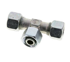 12L Acier zingué T-Shape Tee Cutting Fitting with Swivel 315 bar NBR Adjustable ISO 8434-1