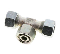 15L Acier zingué T-Shape Tee Cutting Fitting with Swivel 315 bar NBR Adjustable ISO 8434-1