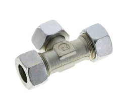 18L Acier zingué T-Shape Tee Cutting Fitting with Swivel 315 bar NBR Adjustable ISO 8434-1