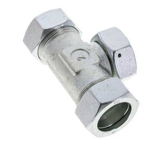 35L Acier zingué T-Shape Tee Cutting Fitting with Swivel 160 bar NBR Adjustable ISO 8434-1