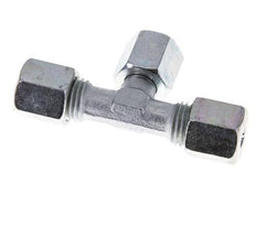 6S Acier zingué T-Shape Tee Cutting Fitting with Swivel 630 bar NBR Adjustable ISO 8434-1