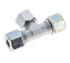 10S Acier zingué T-Shape Tee Cutting Fitting with Swivel 630 bar NBR Adjustable ISO 8434-1