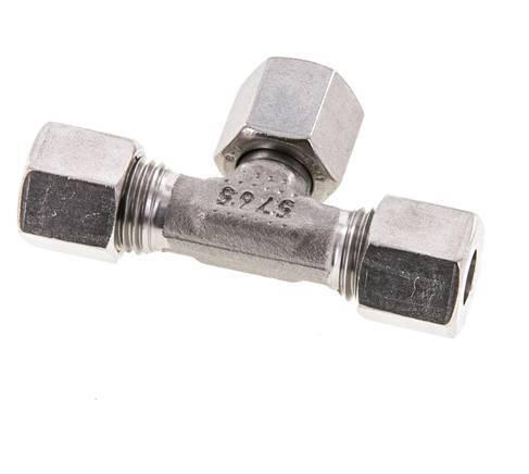 Raccord de coupe en T en acier inoxydable 8L avec pivot 315 bar FKM Réglable ISO 8434-1