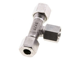 8L Stainless Steel T-Shape Tee Cutting Fitting with Swivel 315 bar FKM Adjustable ISO 8434-1