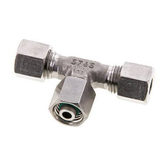 Raccord de coupe en T en acier inoxydable 8L avec pivot 315 bar FKM Réglable ISO 8434-1