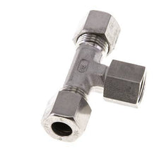 Raccord de coupe en T en acier inoxydable 10L avec pivot 315 bar FKM Réglable ISO 8434-1