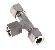 Raccord de coupe en T en acier inoxydable 10L avec pivot 315 bar FKM Réglable ISO 8434-1