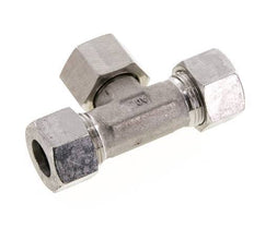 Raccord de coupe en T en acier inoxydable 15L avec pivot 315 bar FKM Réglable ISO 8434-1