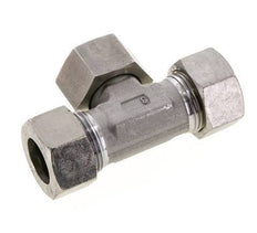 Raccord de coupe en T en acier inoxydable 22L avec pivot 160 bar FKM Réglable ISO 8434-1