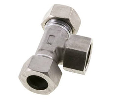 Raccord de coupe en T en acier inoxydable 22L avec pivot 160 bar FKM Réglable ISO 8434-1