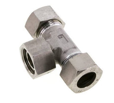 Raccord de coupe en T en acier inoxydable 22L avec pivot 160 bar FKM Réglable ISO 8434-1