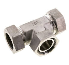 Raccord de coupe en T en acier inoxydable 42L avec pivot 160 bar FKM Réglable ISO 8434-1