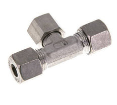 10S Stainless Steel T-Shape Tee Cutting Fitting with Swivel 630 bar FKM Adjustable ISO 8434-1