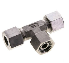 Raccord de coupe en T en acier inoxydable 14S avec raccord tournant 630 bar FKM réglable ISO 8434-1