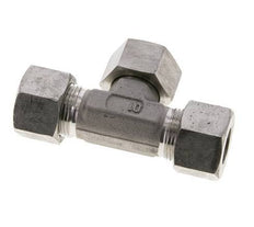 Raccord de coupe en T en acier inoxydable 16S avec raccord tournant 400 bar FKM réglable ISO 8434-1