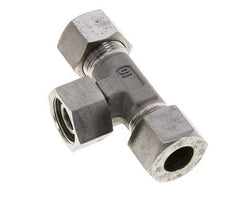 Raccord de coupe en T en acier inoxydable 16S avec raccord tournant 400 bar FKM réglable ISO 8434-1