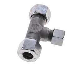 12S & 16S Zink plated Steel T-Shape Tee Cutting Fitting 400 bar ISO 8434-1