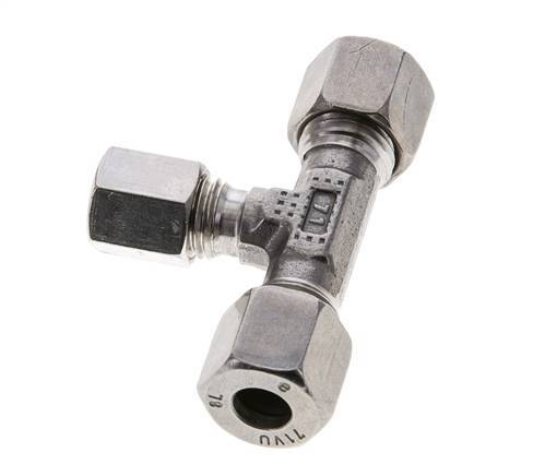 6L & 8L Stainless Steel T-Shape Tee Cutting Fitting 315 bar ISO 8434-1