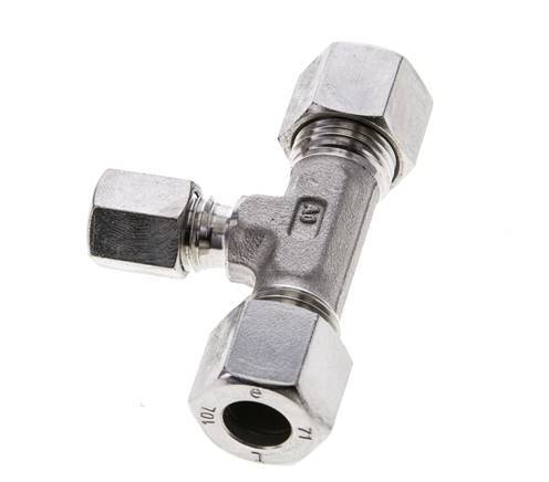 6L & 10L Stainless Steel T-Shape Tee Cutting Fitting 315 bar ISO 8434-1