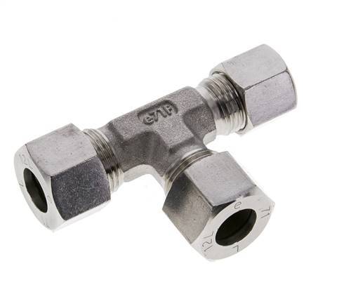 10L & 12L Stainless Steel Right Angle Tee Cutting Fitting 315 bar ISO 8434-1